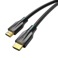 HDMI 2.1 Vention AANBF kabelis, 1 m, 8K 60 Hz / 4K 120 Hz (juodas)