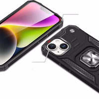 Wozinsky Ring Armor dėklas iPhone 15 Plus telefonui - raudonas