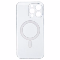 TEL PROTECT MagSilicone dėklas telefonui Iphone 15 Pro Max, permatomas