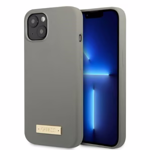 Dėklas telefonui iPhone 13 mini 5.4 - pilkas Silikoninė Logo plokštelė MagSafe