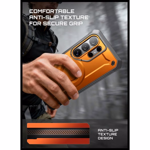 "Supcase Unicorn Beetle Pro Mag MagSafe" 2 komplektų dėklas "Samsung Galaxy S26 Ultra" - juodas ir oranžinis