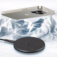 USAMS Belaidis įkroviklis US-CD223 15W juodas CD223ZJ01