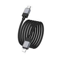 Kabelis USB C į Lightning Hoco PD 27W 1 m X110 juodas