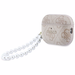 Guess 4G Pearl Dirželis Dėklas for AirPods Pro 3 - rožinis