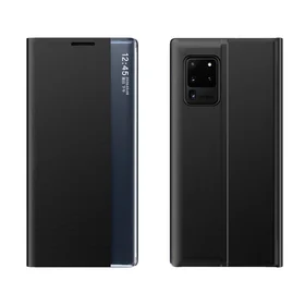 Naujas miego dėklas knygos tipo dėklas su stovo funkcija Samsung Galaxy A72 4G juodas