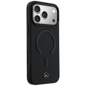 Mercedes 3D MagSafe odinis dėklas, skirtas iPhone 18 Pro Max / 17 Pro Max, juodas