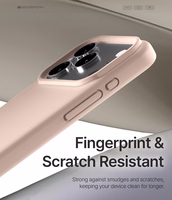 Dėklas Mercury Pure Magsafe Silicon Case Apple iPhone 17 Pro Max rožinio smėlio