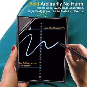 Apsauginis stikliukas "Flexible Clear HD" rinkinys 3in1 skirtas Samsung F946 Z Fold5 (Bulk)