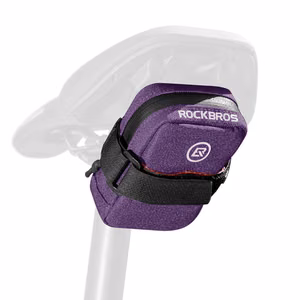 Rockbros F006 велосипедная подседельная сумка 0.35 l - фиолетовый