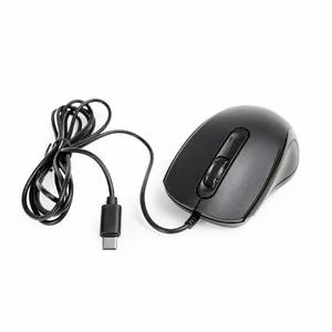 Pelė Omega OM441BC optinė USB-C, juodas perlas