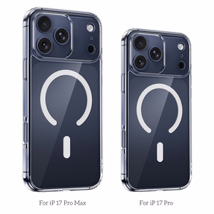 Borofone dėklas BI5 Ice Shield Magnetic Iphone 17 Pro Max skaidrus