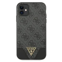Guess 4G Triangle Collection dėklas telefonui iPhone 11 6.1" / Xr - Pilkas