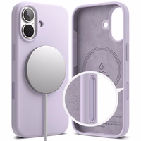 Ringke Silikoninis Magnetinis dėklas telefonui iPhone 17 - Violetinis