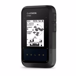 Garmin eTrex Solar navigatorius Rankinis 5,49 cm (2.16") 141 g Juoda, Pilka
