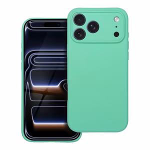 Dėklas telefonui silikoninis 2mm IPHONE 17 Pro Max mėtinis