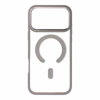 COLOR EDGE MAG COVER magnetinis dėklas telefonui, suderinamas su MagSafe, skirtas IPHONE 17 Pro Max, titano pilkas