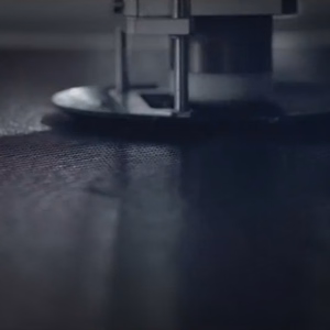 Nillkin Tekstūrinis dėklas patvarus sustiprintas dėklas su geliniu rėmu ir nailonine nugarėle Samsung Galaxy M53 5G juodas