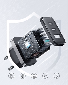 Įkroviklis Joyroom JR-TCF10 32W 2xUSB-C/USB-A juodas