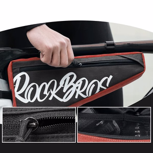 Rockbros G008 Flash Journey Triangle Frame Bike Bag XL 1.9 l - Black and Red