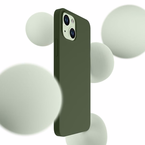 3mk Hardy Silicone MagDėklas iPhone 15 Plus - žalias