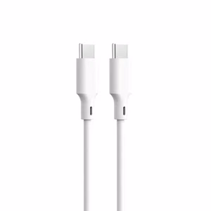 Forever perdirbamas kabelis USB-C - USB-C 1,5m 3A KR15-CC-00 baltas