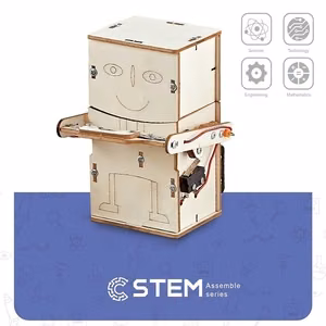 Medinis konstruktorius "Robotas taupyklė", mokomasis modelis