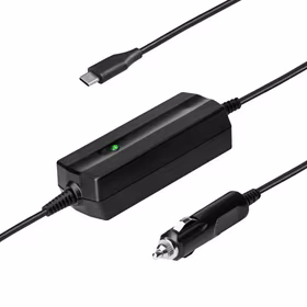 Automobilinis nešiojamojo kompiuterio pakrovėjas Akyga AK-ND-83 (5-20V / 3-3.25A 65W) USB Type C 1.8m Power Delivery