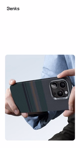 Benks Magnetinis Armor Pro Aurora Kevlar 600D Dėklas (CC65) Iphone 16 Pro (Kameros Valdymo Mygtukas)