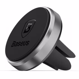 Automobilinis laikiklis Baseus "Magnet" juodas (magnetinis / grotelėms)