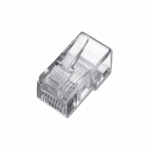 DIGITUS A-MO 8/8 SR – neekranuotas CAT 5e RJ45 8P8C modulinis kištukas daugiagysliam apvaliam kabeliui