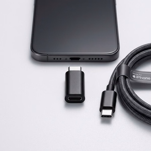 Adapteris Micro USB to Type C Blue Star - juodas