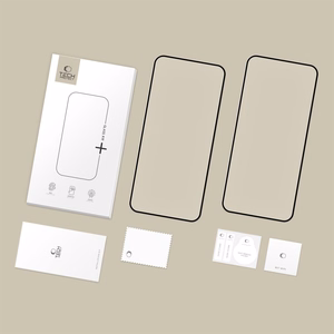 LCD apsauginis stikliukas Tech-Protect Glass Fit+ 2-Pack Xiaomi Redmi 15T/15T Pro juodas