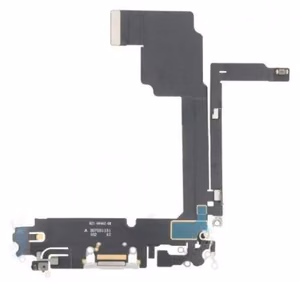 Flex iPhone 15 Pro Max įkrovimo jungtis su mikrofonu Natural originalus (naudotas Grade A)