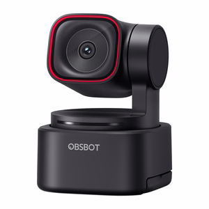 OBSBOT Tiny 3 Lite internetinė kamera su nuotolinio valdymo pultu ir mikrofonu