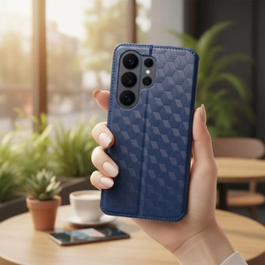 Atverčiamas dėklas Xiaomi 17 ULTRA Cubic Book, mėlynas