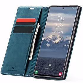 Spacecase Dėklas Wallet Galaxy S24 Ultra mėlynas