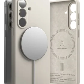 Ringke Silicone MagSafe Case for Samsung Galaxy S26 - Beige