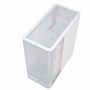 MODECOM kompiuterio korpusas Volcano AQ400 ARGB Midi Balta