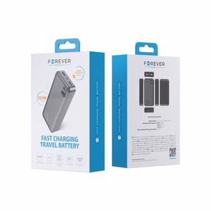 Forever power bank TB-300L PD QC 22,5W 20000 mAh black