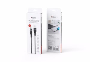YESIDO LAIDAS CA121 18W USB/TYPE-C 1M 2A juodas