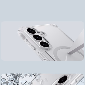 Nillkin Nature TPU Pro MagSafe suderinamas dėklas skirta Samsung Galaxy S26 Plus baltas