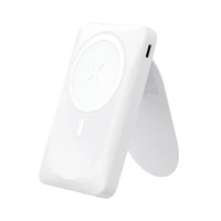 Išorinė baterija suderinama su MagSafe Forcell F-Energy MagStand F10K2 QC3.0 PD 5A 20W 10000 mAh balta