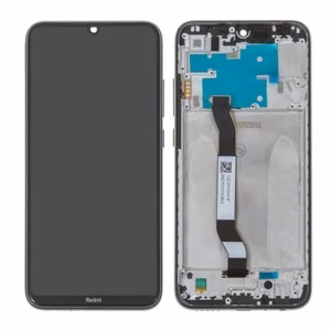 Ekranas skirtas Xiaomi Redmi Note 8 (Note 8 2021) su rėmeliu / Blue / HQ