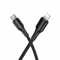 Kabelis (m) USB-C į Lightning Hoco PD 27W 1 m X120 - juodas (m)