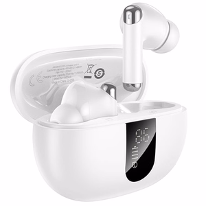 HOCO belaidės ausinės bluetooth TWS ANC ENC EQ26 baltos