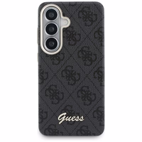 GUESS dėklas for SAMSUNG S26 GUHMS26S5P4FWMSK (4G Script MagSafe) juodas
