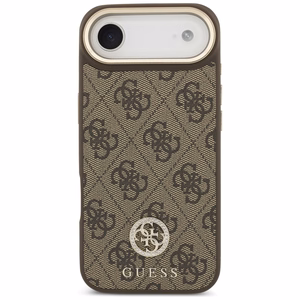 Guess 4G Strass Logo Magnetinis dėklas telefonui iPhone Air - ruda