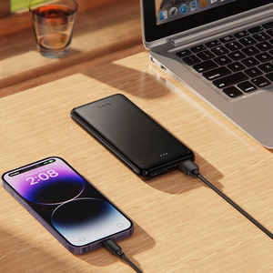 Hoco J153 išorinė baterija, 10000 mAh, 2 A, 10 W, juoda