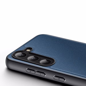 Dux Ducis Fino dėklas Samsung Galaxy S23+ su silikoniniu rėmeliu mėlynas