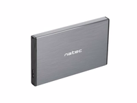 NATEC RHINO GO HDD KORPUSAS (USB 3.0, 2,5", PILKAS)
